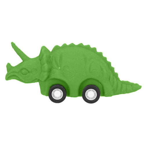 ASST | Gumový dinosurus Dino World, Triceratops - zelený | 0411893_A