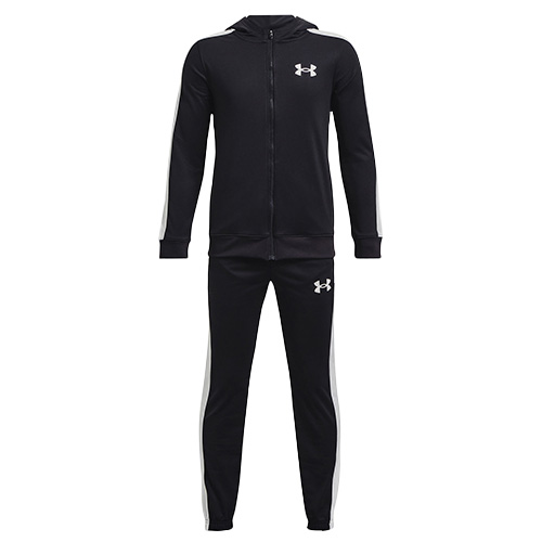 UA Knit Hooded Track Suit-BLK, UA Knit Hooded Track Suit-BLK | 1376329-001 | YLG