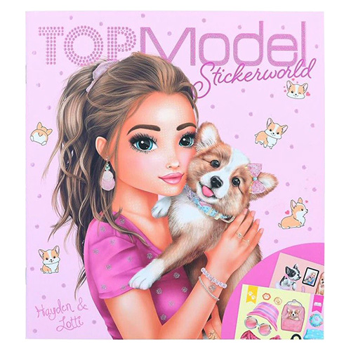 Kreativní sada Top Model, Hayden + Lotti, se samolepkami