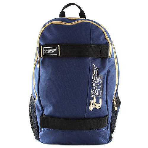 Sportovní batoh Target modrý, béžový nápis