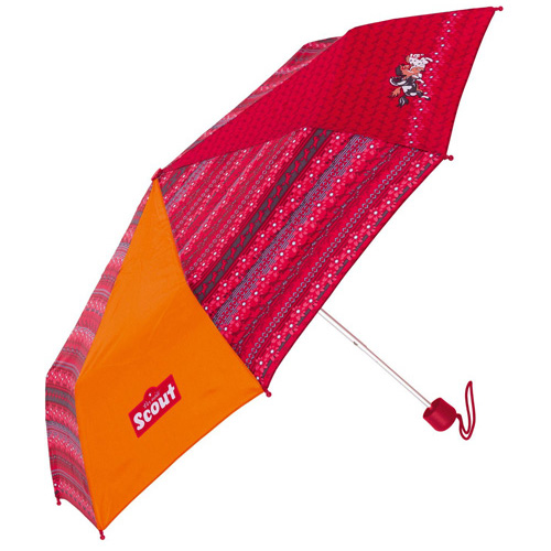 Deštník skládací Scout, průměr 90 cm - tři koníci