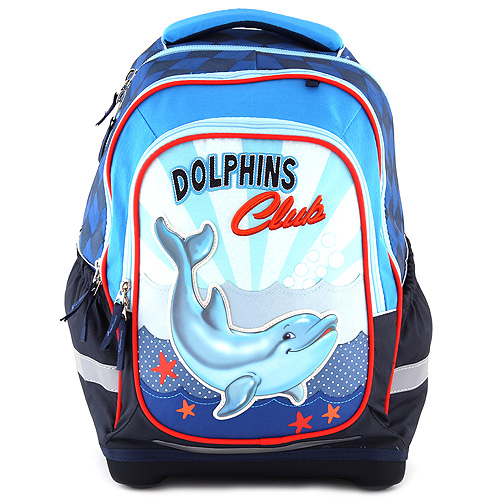 Školní batoh Target Dolphins Club, barva modrá