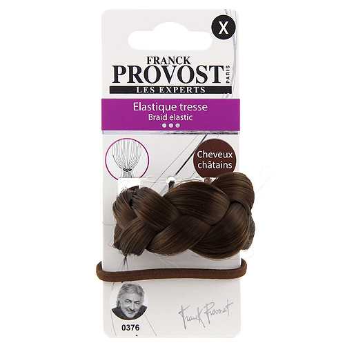 Gumička s copem Franck Provost, Tmavě hnědá