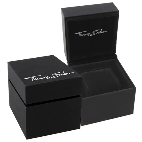 POS | BOX 74-BL, 99 x 99 x 99 mm - dárková krabička pro náramkové hodinky, černá