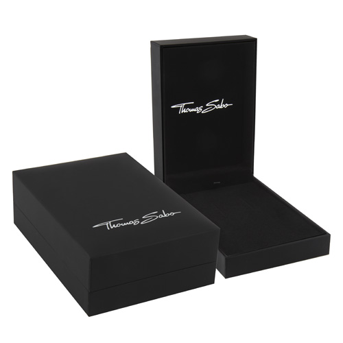 POS | Packing | BOX114, 105 x 150 x 50 mm - dárková krabička pro náušnice a malé řetízky, černá