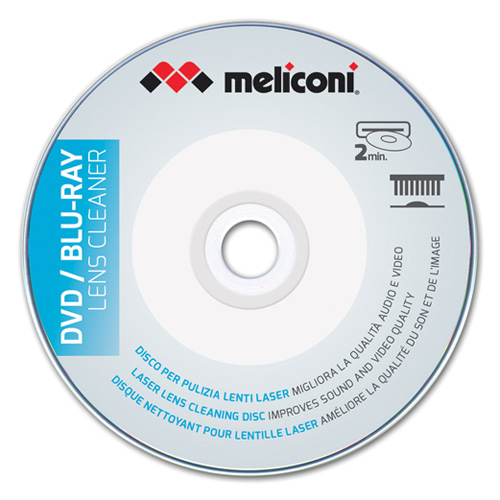 Čisticí DVD Meliconi, 621012, speciální čistící kartáčky, pro všechny typy značek