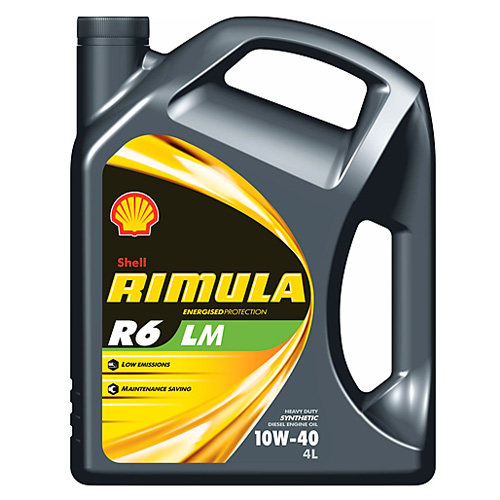 Motorový olej Shell, RIMULA R6 LM 10W-40 4l