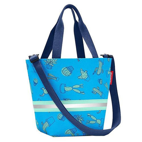 Nákupní taška Reisenthel, Kaktus, modrá | shopper XS kids