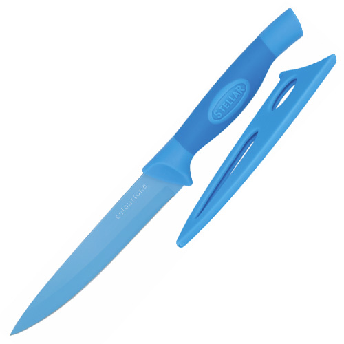 Univerzální nůž Stellar, Colourtone, čepel nerezová, 12 cm, modrý