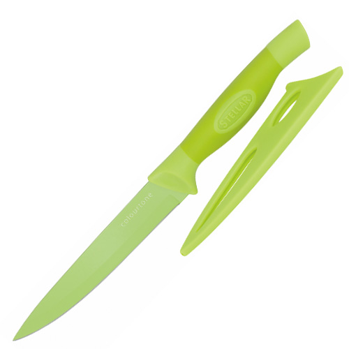 Univerzální nůž Stellar, Colourtone, čepel nerezová, 12 cm, zelený