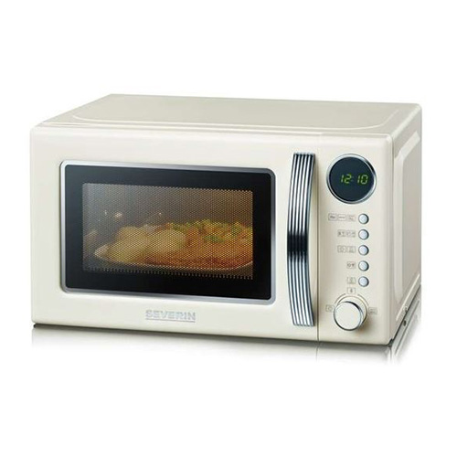 Mikrovlnná trouba Severin, MW 7892, retro, gril, 20 l, výška 18 cm, 700 W