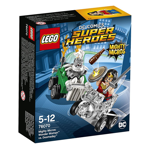 Stavebnice LEGO Super Heroes Mighty Micros: Wonder Woman vs. Doomsday, 85 dílků